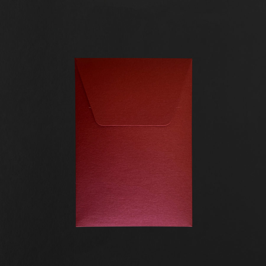 C6 POUCH ENVELOPE - garnet