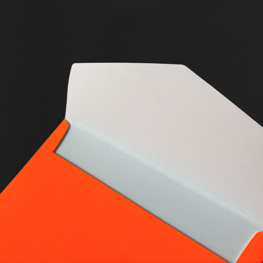 ENVELOPPE C5 orange fluo