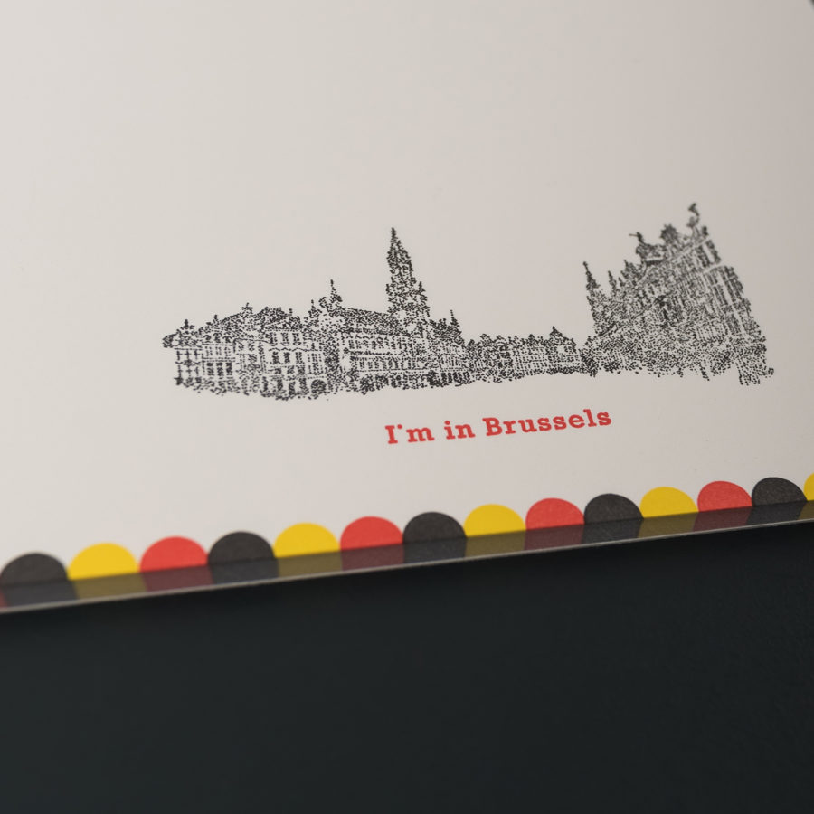 A5 NOTEPAD - I AM IN BRUSSELS - Grand Place