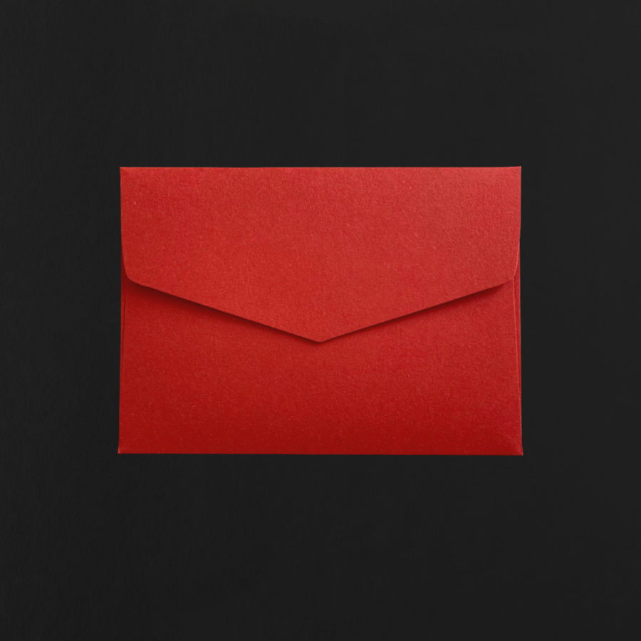 C6 CARMINE ENVELOPE