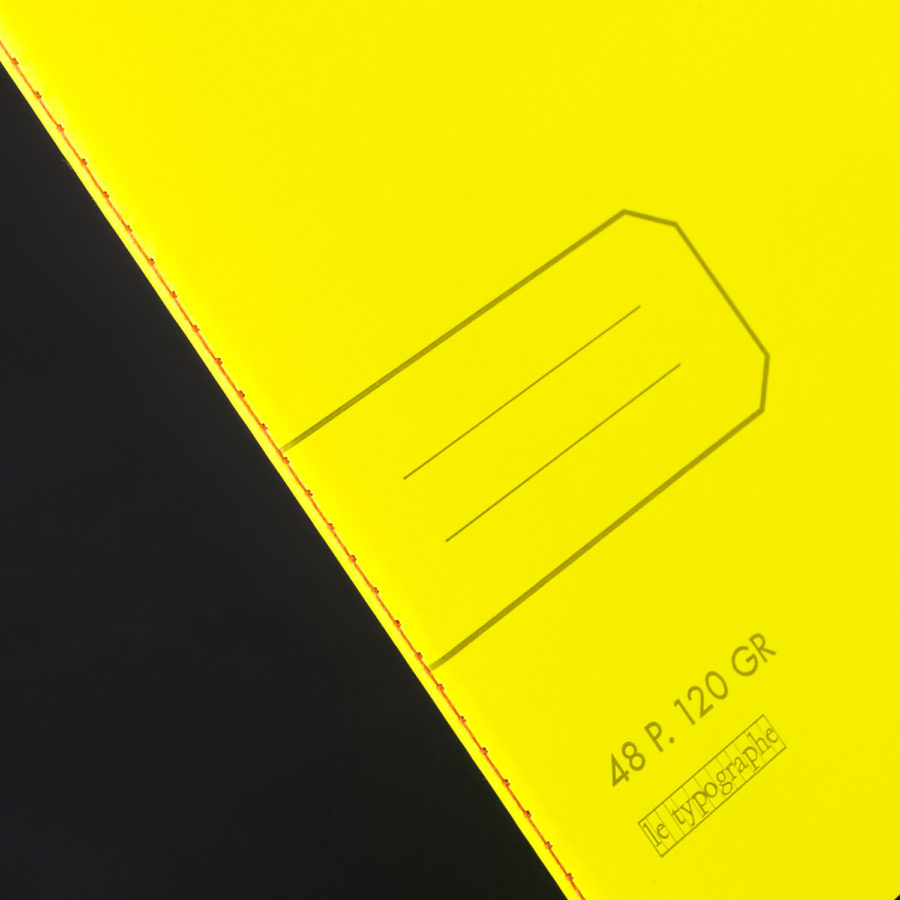 CAHIER SOUPLE US JAUNE FLUO