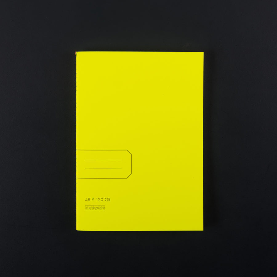 A5 fluo yellow SOFT COVER NOTEBOOK