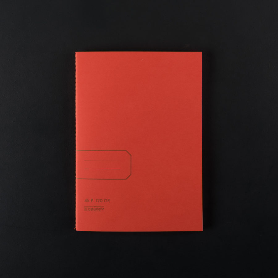 A5 red SOFT COVER NOTEBOOK