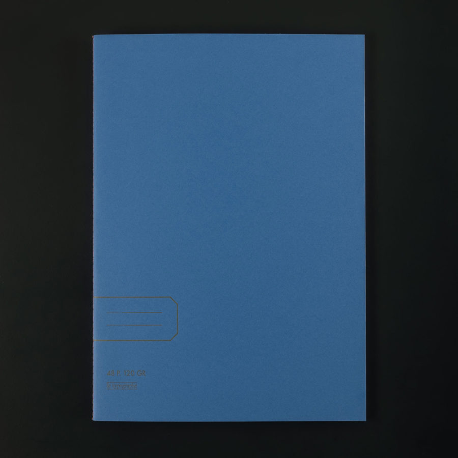 A4 SOFT COVER BLUE NOTEBOOK