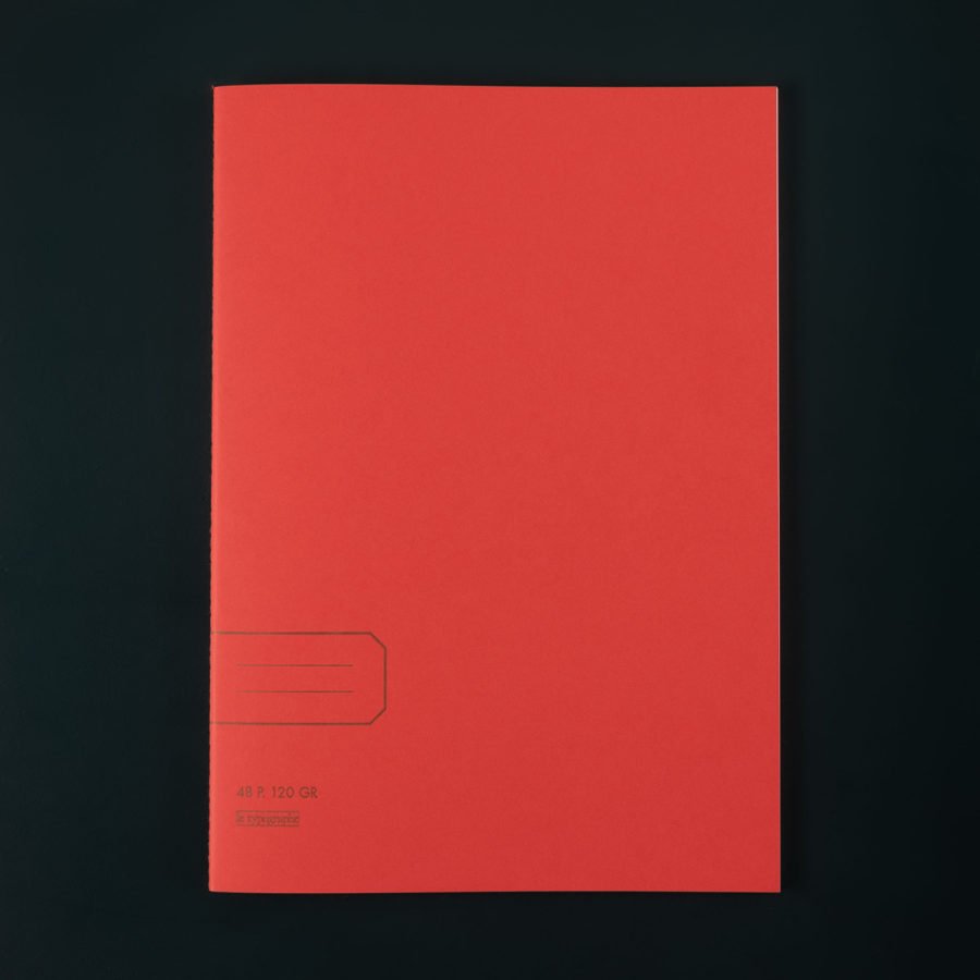 CAHIER SOUPLE A4 ROUGE