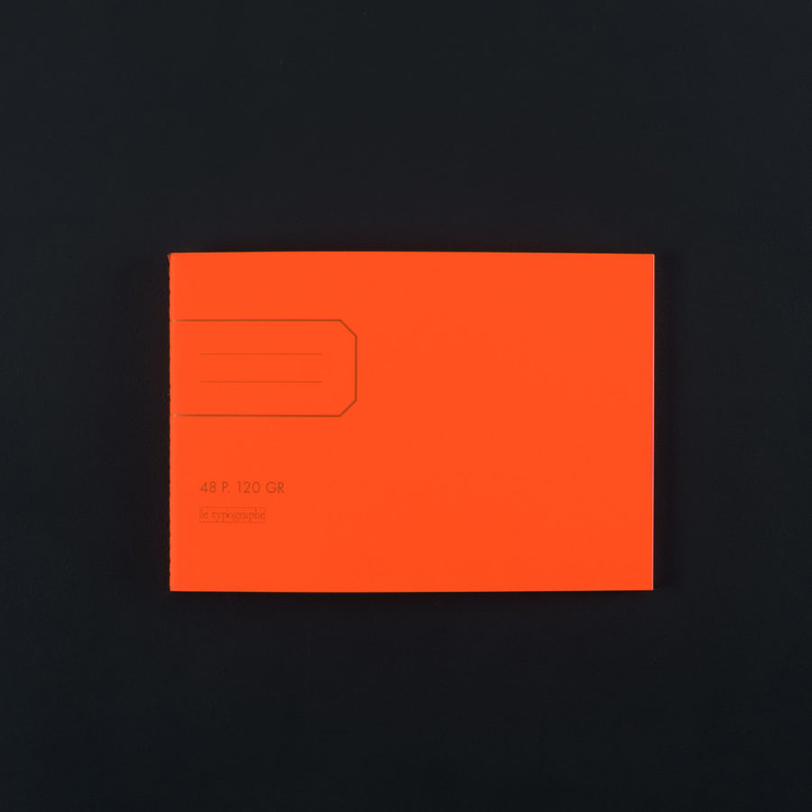 CAHIER SOUPLE B6 ORANGE FLUO