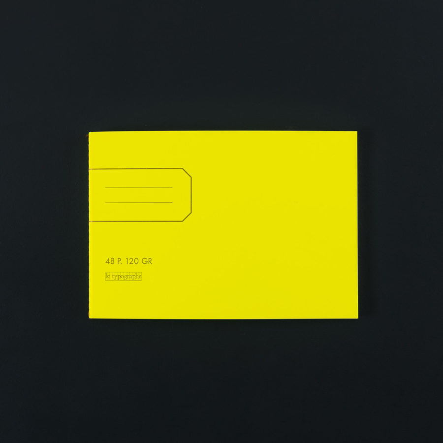 CAHIER SOUPLE B6 JAUNE FLUO