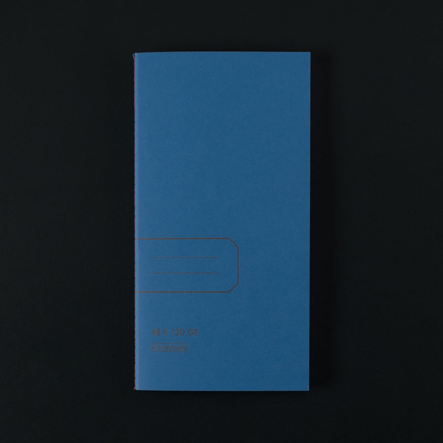 11x21 SOFT COVER BLUE NOTEBOOK